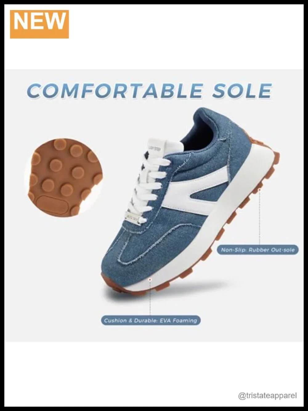 Platform Fashion Sneakers Lace-Up Casual Walking Tennis Shoes